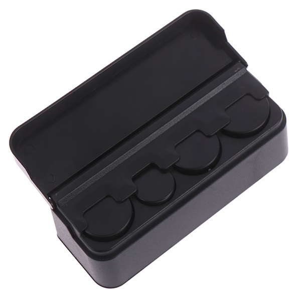 Auton musta kolikkokotelo irtonainen vaihtosäilytyslaatikko Pieni case Black onesize