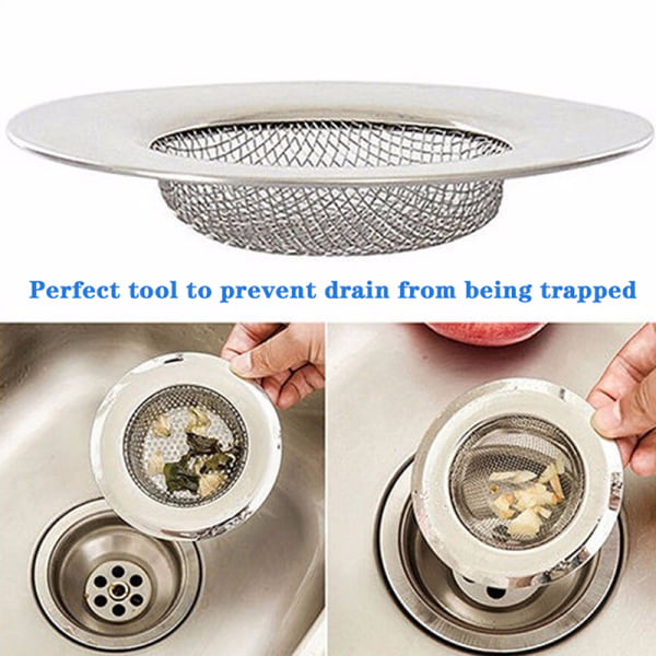 Badekar Hair Catcher Stopper Brusebad Afløbshul Filter Si 3 pcs