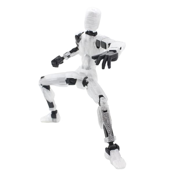 Multi-ed Movable Robot 3D Printet Mannequin Toyslucky 13 Dummy Transparent