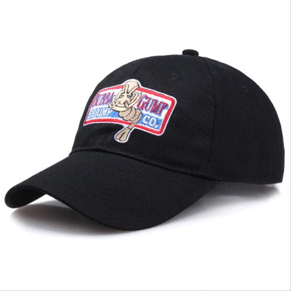 1994 Bubba Gump Shrimp Co. Forrest Baseball Hat Snapback Cap Co. Black