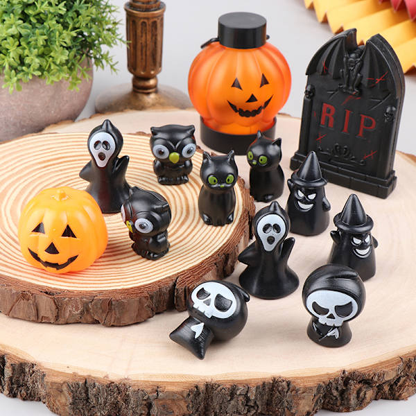 1Setti 1:12 Nukkekodin miniatyyri Halloween-sisustus Ghost Tombstone P