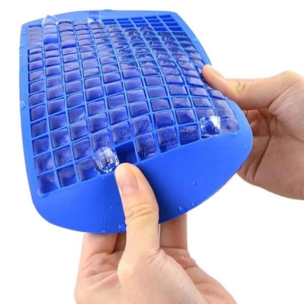Ice Maker Form 160 Grids Mini lille isterningbakke Frosne terninger Blue