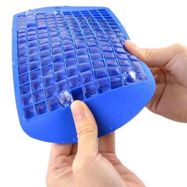 Ice Maker Form 160 Grids Mini lille isterningbakke Frosne terninger Clear