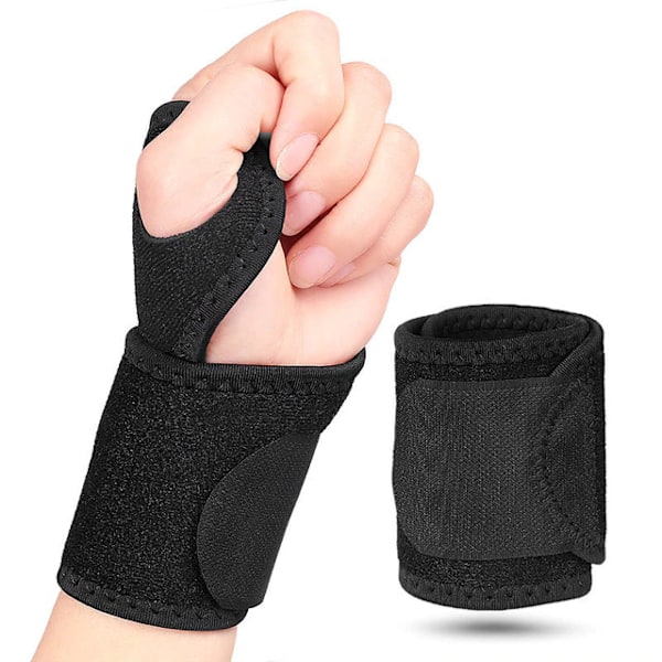 1st Gym Armband Sportarmband Nytt handledsstöd Handledsstöd Black