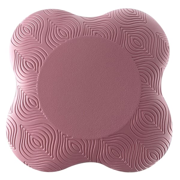 1 Pack Knäskydd Handled Anti-Slip Solid Color Protective Mat Yoga pink