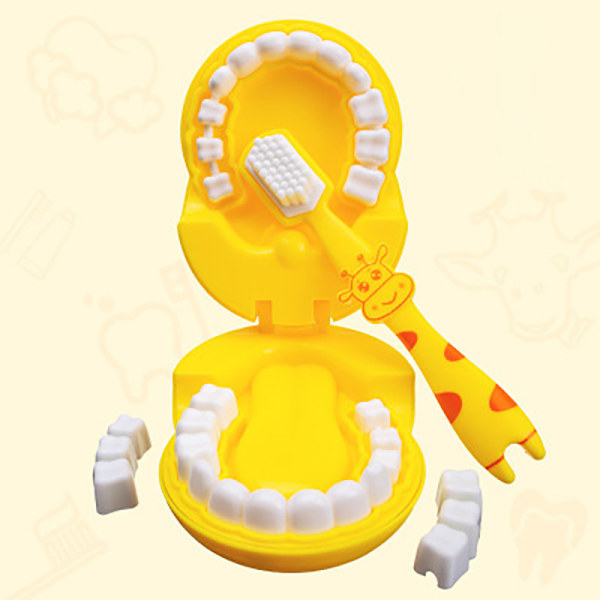 4kpl Kids Pretend Play Toy Dentist Check Model Set Educational one size