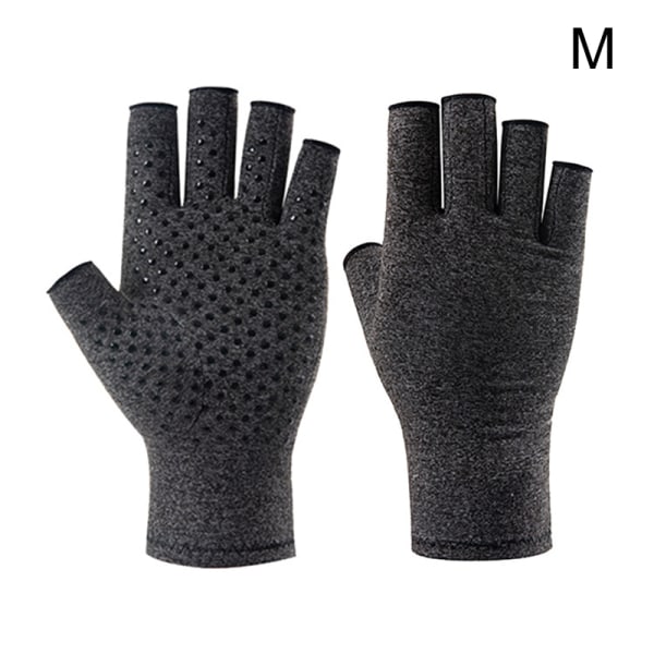 2 stk fingerløse hansker Black M