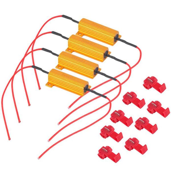4x 50W 6 ohm Lastmotstånd För Fix LED-lampa Snabb Hyper Flash Tu 4pcs