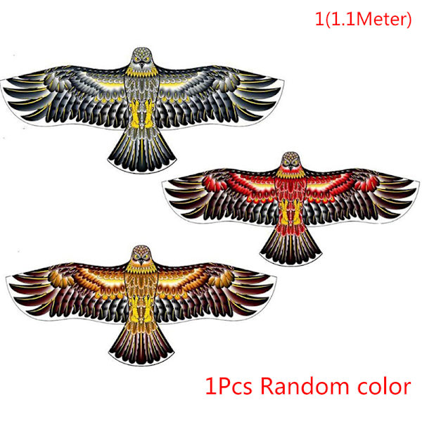 Barn 1,2 m Flat Eagle Kite 100 M Kite Line Barn Flying Bird K 1(1.1M kite)