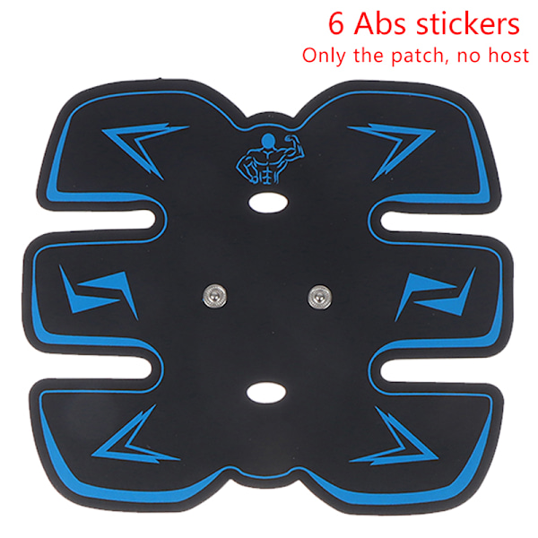 Vibration Mavemuskeltræner Krop Slankende hine Fedttab 6 Abs stickers