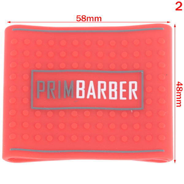 1 kpl Liukumaton parturi Clipper Grip Bands Sleeve Hiustenleikkuri Hold Red 58*48mm