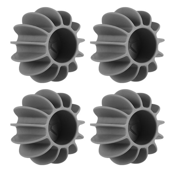 4 stk Klesvask Ball Dekontaminering Anti-tangle Gjenbrukbar Hjem Cle Gray