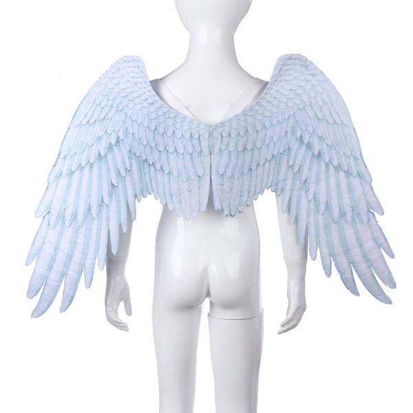 Child Cosplay Wing Mistress Angel Wings Halloween-asut Prop White