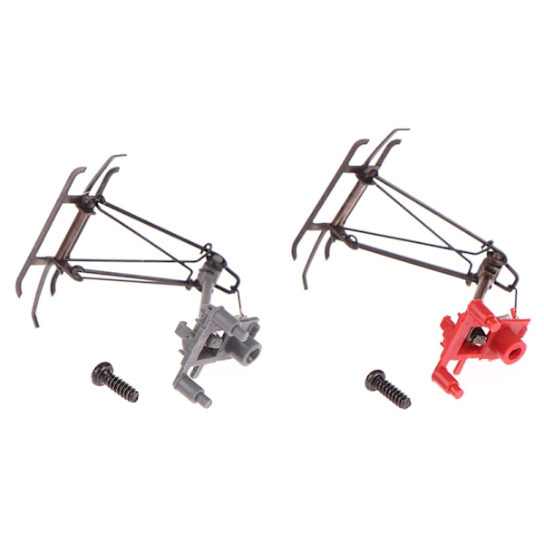 1:87 HO-skalatog Elektrisk trækkraftstrømaftager 1 STK DIY-tog Red