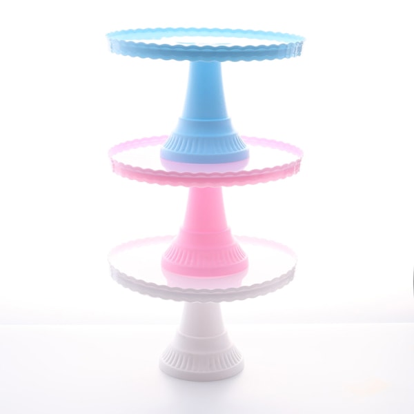 1 stk slitesterkt kakedisplaystativ Dessertoppbevaringsholder Dessert T Pink