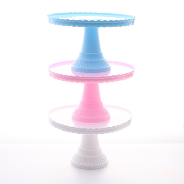 1 stk slitesterkt kakedisplaystativ Dessertoppbevaringsholder Dessert T Pink