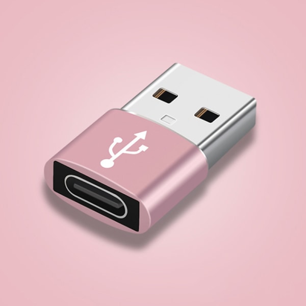 1 kpl USB C 3.1 Type C naaras USB 3.0 Type A Urosportti Conve Rose Gold