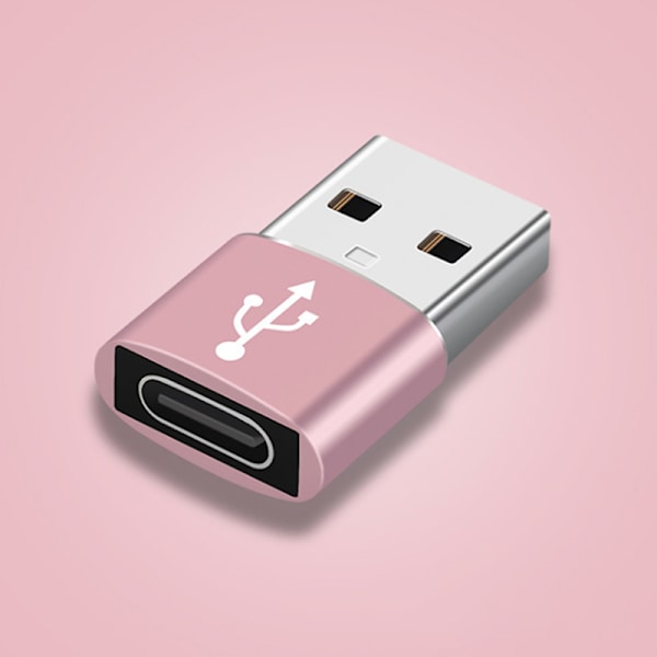1 st USB C 3.1 Typ C hona till USB 3.0 typ A hanport Konv Rose Gold
