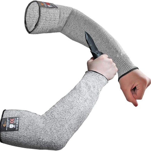 1Pc Level 5 HPPE-resistent anti-punktur arbejdsbeskyttelsesarm S 1 pc