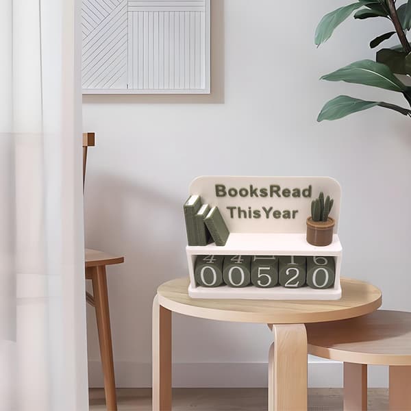 Bokhyll Dekor Bok Lest Dette Året Teller D