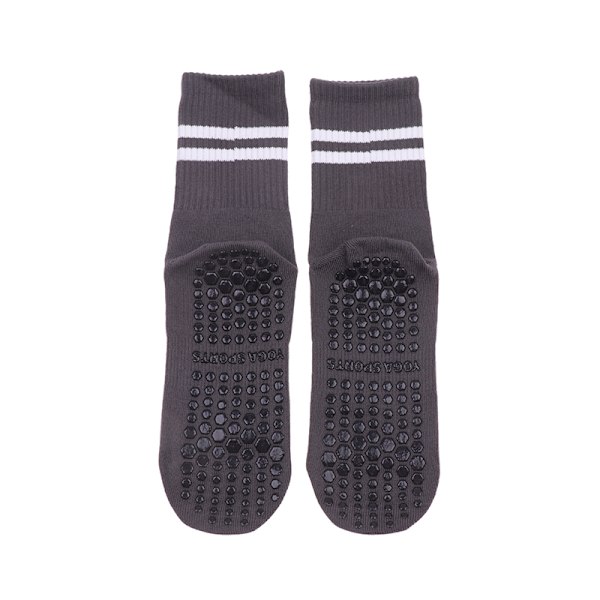 Jooga-sukat Liukumattomat urheilusukat Pilates-sukat Dance Fitness T Dark gray