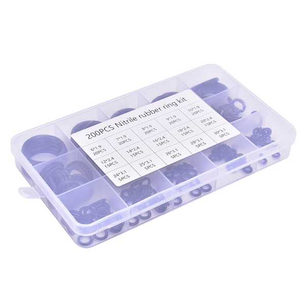 200kpl/ set O-rengassarja hydrolock Kumi O-renkaat aluslevyn tiiviste Se one size