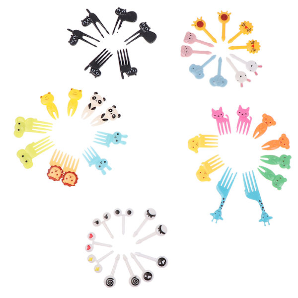 packMini tegneserie børn SnackKage Dessert Pick Bento frokosterD C 1 SET