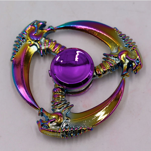 Rainbow Metal Finger Spinner R118 Bearing Spinner Toy Adult Toy J