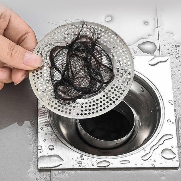 Hair Catcher Stopper Badekar Bruser Afløbshul Filter Trap Wire 1 pc