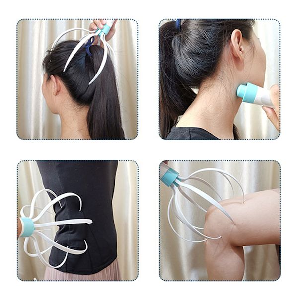 Head Massager Scalp Vibration Massage Eight Claw Electric Hous as the picture onesize