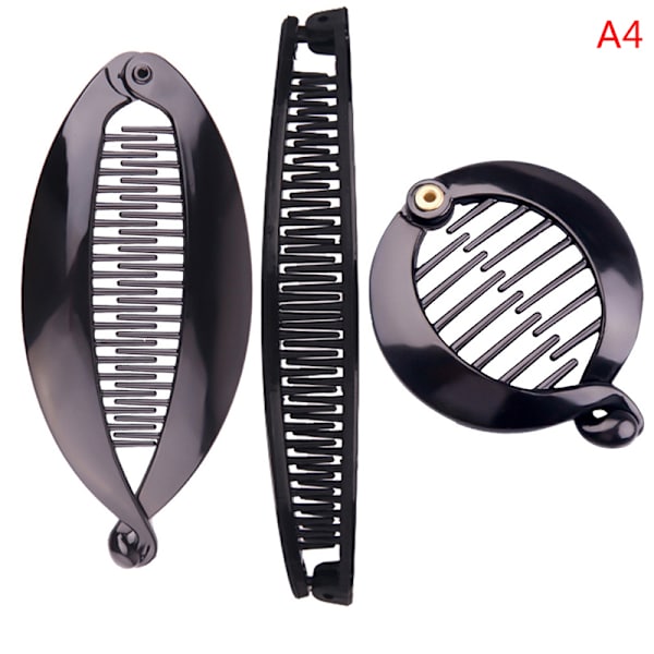 1Set Fish Shape Hair Claw Clips Banana Barrettes Hiusneulat Hiukset A4