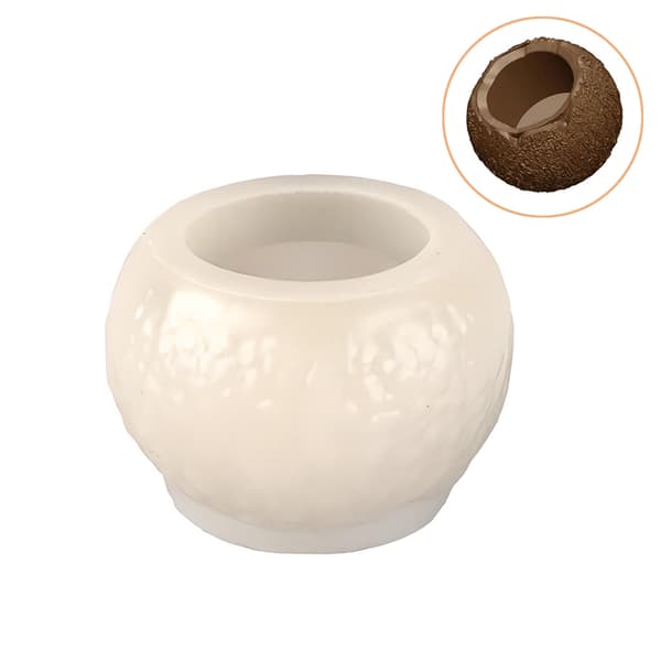 3D Simulering Kokosnöt Silikonform DIY Mousse Tårta Dessert Bakning 1pc