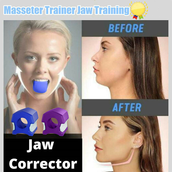 Jawline Exerciser Jawlineme Exercise Fitness Ball Neck Face Ton Black