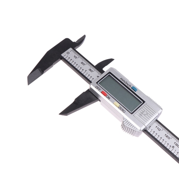 150mm Elektronisk Digital Caliper Carbon Fiber Dial Vernier Cali onesize