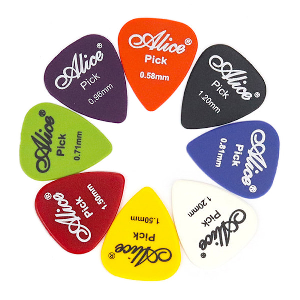 30 stk Alice gitarplekter - Sklisikre nylonplekter for akustisk el 30PCS