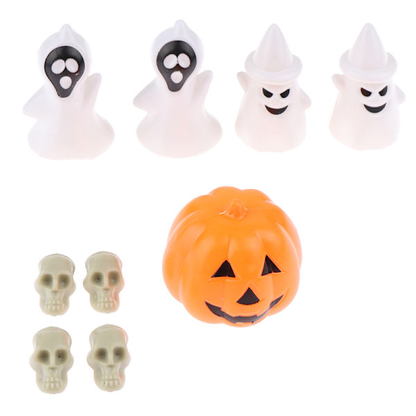 1Setti 1:12 Nukkekodin miniatyyri Halloween-sisustus Ghost Tombstone P