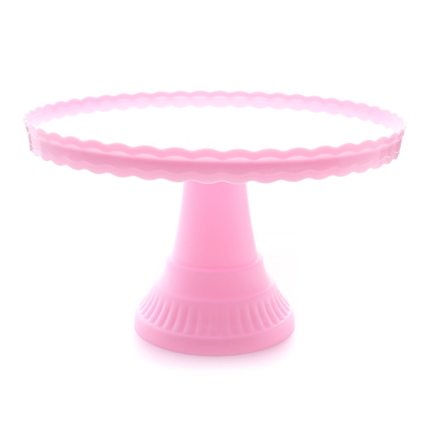 1 st hållbart tårtställ för förvaring av desserter Dessert T Pink