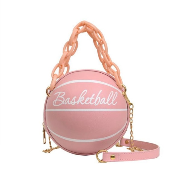 Personlighet Kvinnelig Skinn Rosa Basketball Bag 2020 New Ball Pu Pink PK2