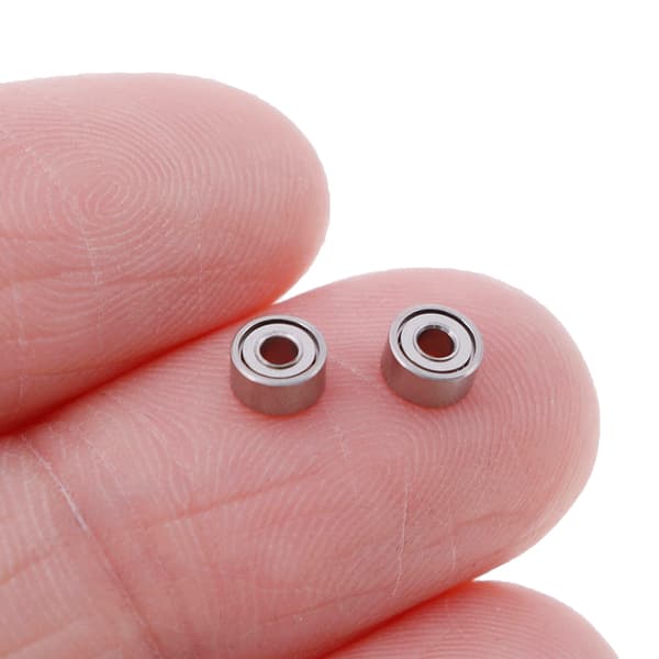 10 stk 681XZZ 1,5x4x2mm åbne miniaturelejer kugle mini hånd b One Size