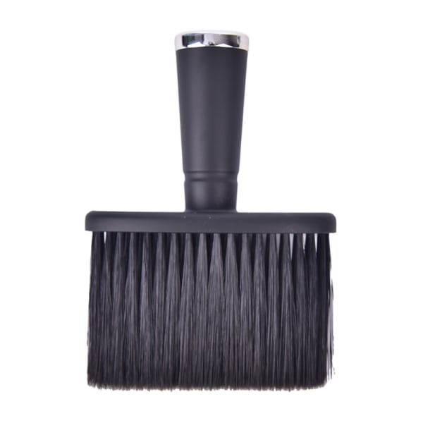 Soft Black Neck Face Duster Brushes Barber Hair Clean Hairbrush Silver