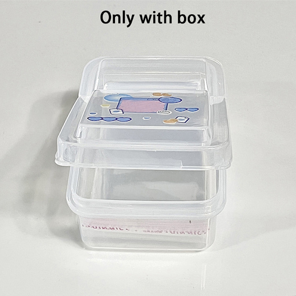 1 kpl Collection Container Case Muovinen läpinäkyvä säilytyslaatikko 10.5*6.8*4.2cm