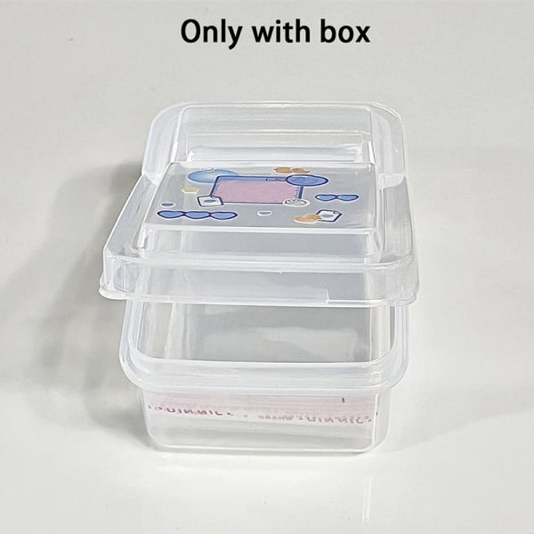 1 ST Collection Container Case Transparent förvaringslåda i plast 10.5*6.8*4.2cm