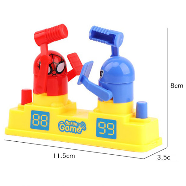 12cm Rolig Praktiskt Skämt Barn Kamp Strid Antistress Leksak onesize