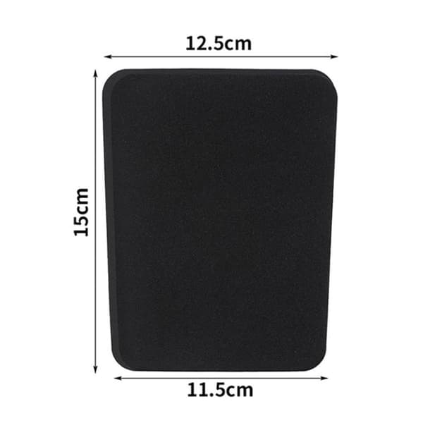 Ski Leggbeskyttelse 4 Stykker Støvel Liner Beskyttelse Polstring Elastisk Snowboard Black