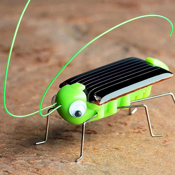 Solgräshoppa Powered Robot Toy krävs Gadget Present sola ONE SIZE