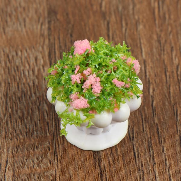 2 stk Dukkehusmøbler 1:12 Tilbehør Mini Grøn Bonsai Fl A2