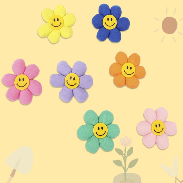 1 stk mote fargerikt smilende ansikt Solsikkebrosjer Merker P Yellow