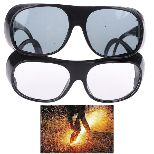 Svetsglasögon öga utomhusarbete skyddsglasögon gogg Transparent