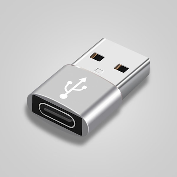 1 kpl USB C 3.1 Type C naaras USB 3.0 Type A Urosportti Conve Silver