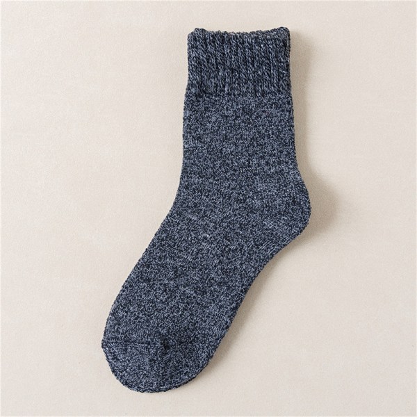 Miesten erittäin paksut kiinteät sukat raidalliset villasukat kylmää lunta vastaan B